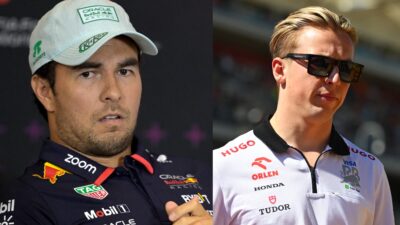 ¿Qué pasó entre Checo Pérez y Liam Lawson en el GP de México?