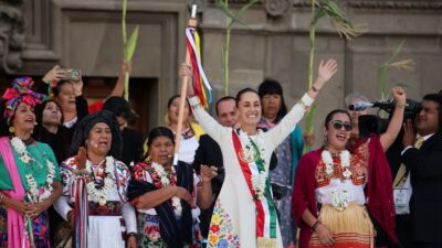 Claudia Sheinbaum recibió el bastón de mando