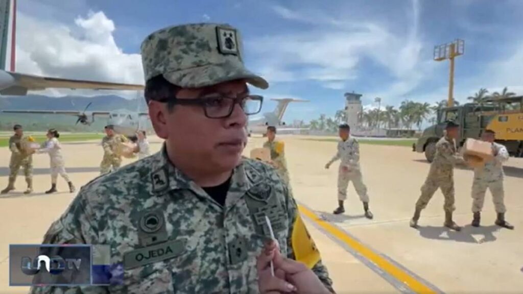 Ejército lleva despensas a damnificados en Guerrero