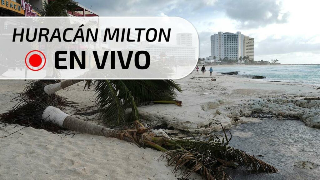 Huracán Milton en vivo: sigue en directo información relevante y trayectoria