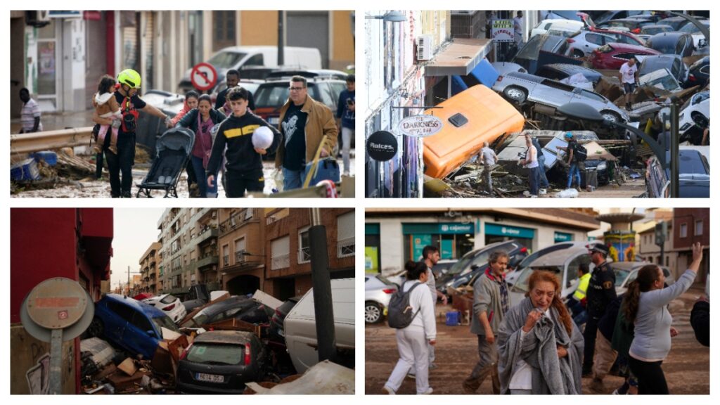 Desde rescates a coches apilados: momentos más impactantes de inundaciones en España