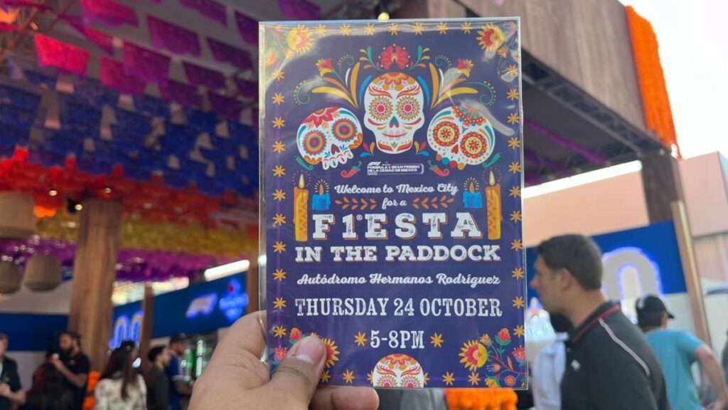 GP de México 2024 celebra al estilo del Día Muertos en el paddock