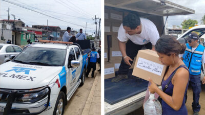 Fundación Carlos Slim y TELMEX entregan 13 toneladas de ayuda humanitaria en Acapulco