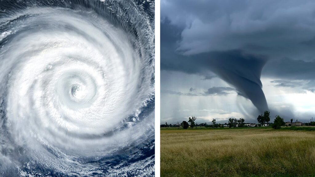 ¿Por qué hay tornados alrededor de los huracanes en su paso por tierra firme?