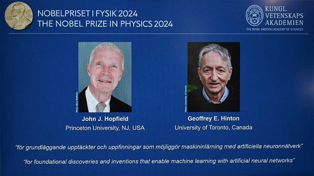 Dos pioneros del aprendizaje automático: Hopfield y Hinton reciben el Nobel de Física