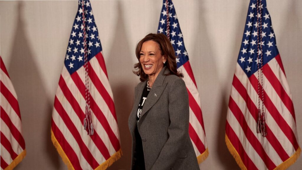 Kamala Harris se mostró emocional por su cumpleaños.  Foto: Reuters