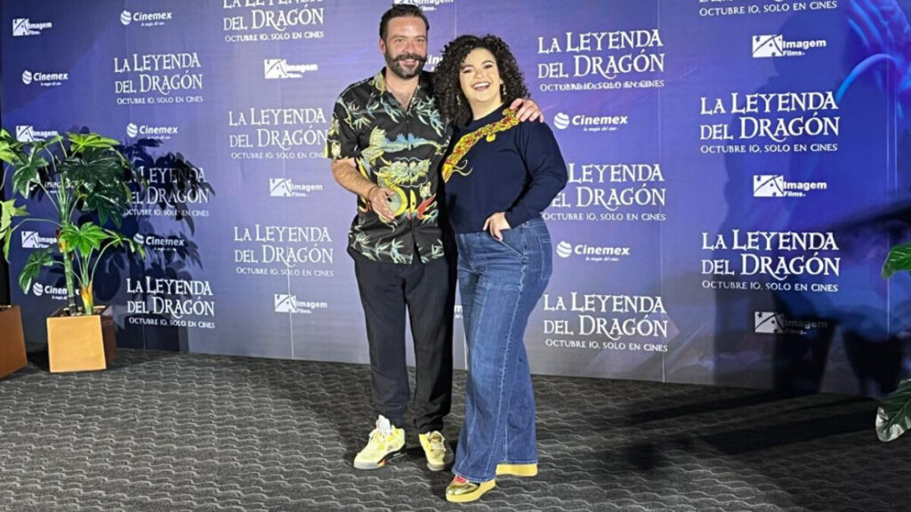 Presentan "La Leyenda del Dragón", película animada con doblaje de Lucero Mijares y Miguel Burra