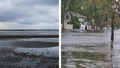 Huracán: ¿Por qué alejan el agua marina de las costas y "devoran" las playas?