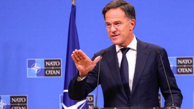 Mark Rutte, secretario general de la OTAN. Foto: AFP