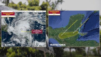 Tormenta tropical Nadine avanza hacia México: alerta en estados por lluvias y trombas marinas