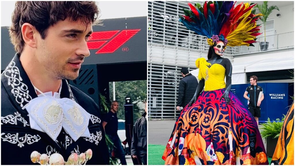 Charles Leclerc deslumbra en el GP de México 2024 vestido de mariachi