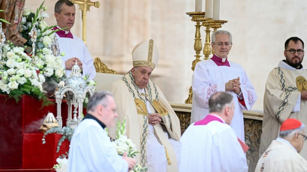 Ceremonia de canonización, encabezada por el Papa Francisco