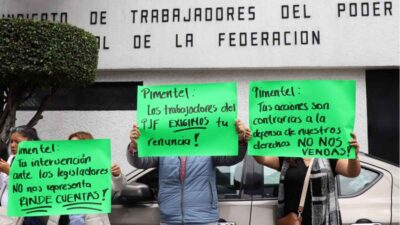 No hay condiciones para reanudar actividades: trabajadores del PJF