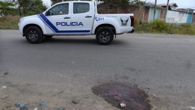 Policía en Duran, Ecuador