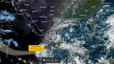 ¿Cómo seguir la tormenta tropical Kristy desde el celular?