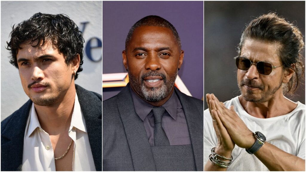 Charles Melton, Idris Elba y Shahrukh Khan