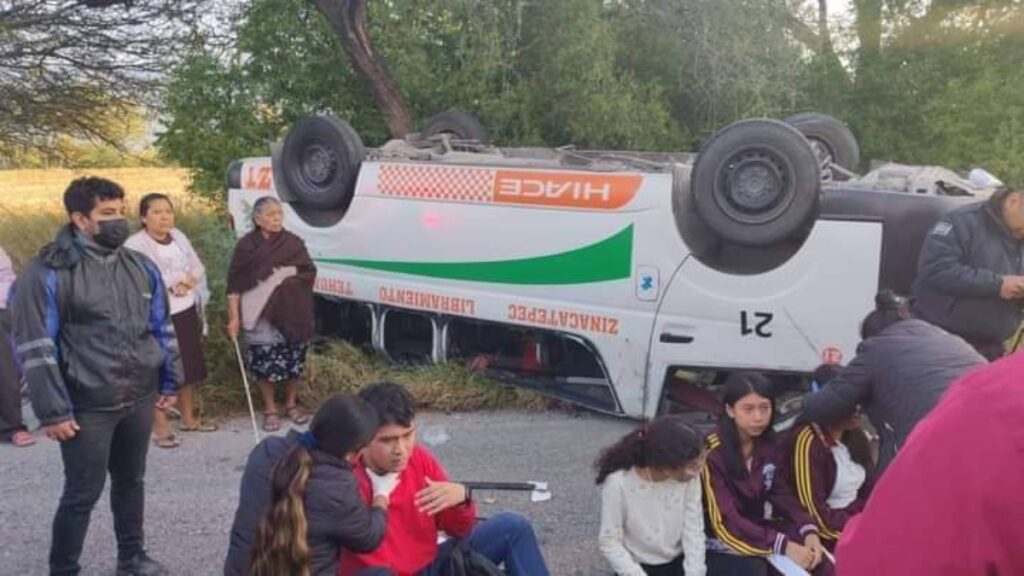 Accidente En Teotitlan Tehuacan