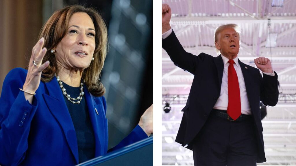 En qué estados cerrarán campaña Kamala Harris y Donald Trump