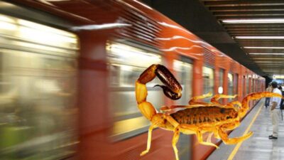 Alacran Pica A Usuaria Del Metro