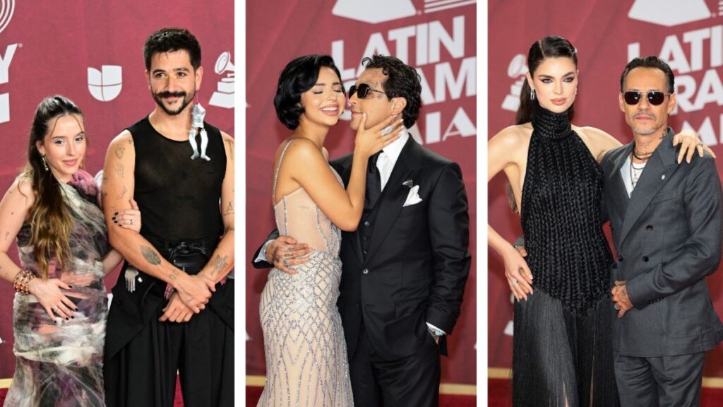 Las parejas que derrocharon amor en los Latin Grammy 2024 como Ángela Aguilar y Christian Nodal