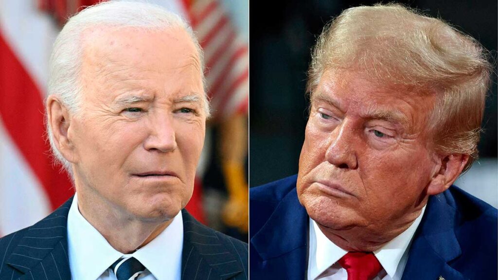 Joe Biden y Donald Trump. Foto: AFP