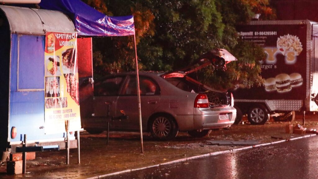 Explosión en Brasil deja daños en automóviles