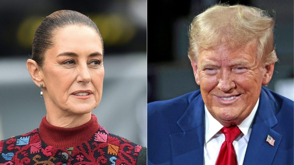 Claudia Sheinbaum y Donald Trump