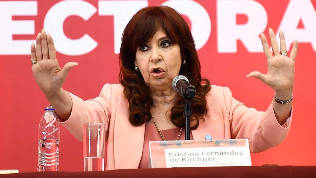 Cristina Kirchner, expresidenta de Argentina. Foto: AFP