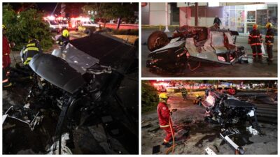 Volcadura de lujosa Cybertruck en Guadalajara deja 4 lesionados