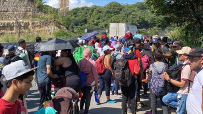 Entra Caravana Migrante En Plenas Elecciones De Eu