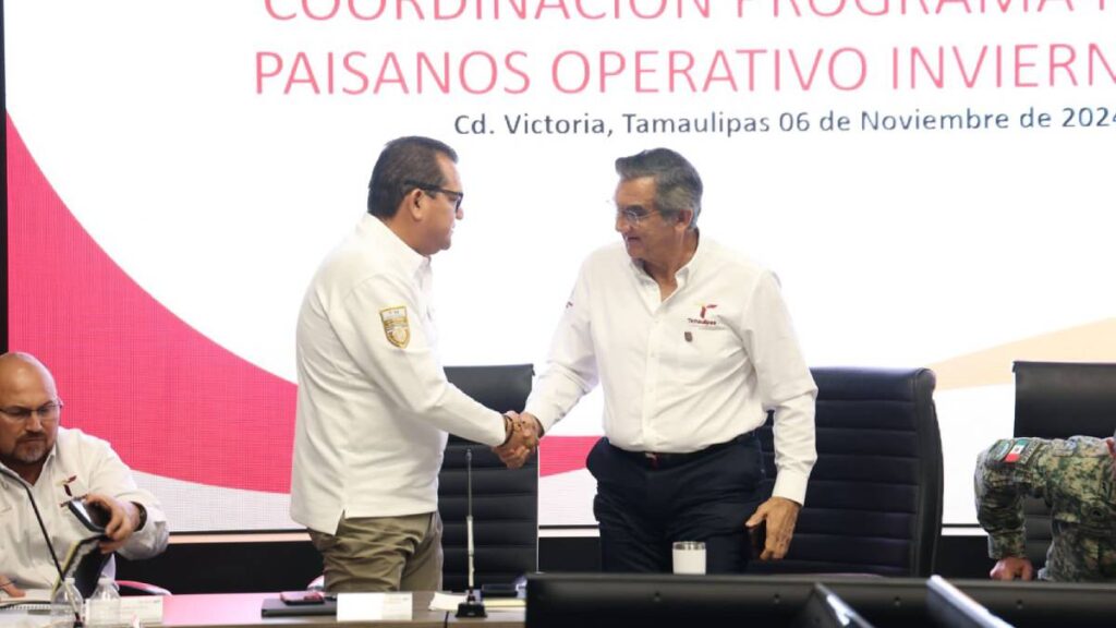 Gobernador de Tamaulipas, Américo Villarreal en preparación para el arranque del programa Héroes Paisanos