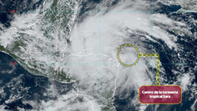 Se forma ciclón tropical Sara: alertan por fuertes lluvias en estos estados: ¿cuándo tocará México?