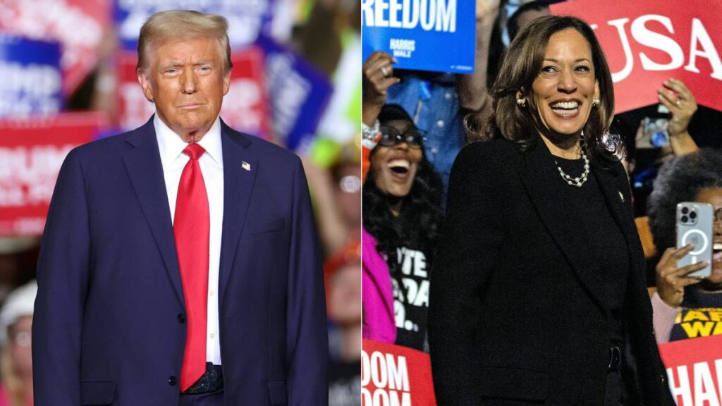 Donald Trump y Kamala Harris cierran campañas en EU