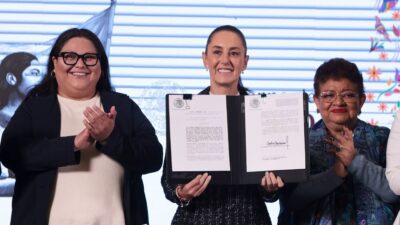 Sheinbaum firma reformas constitucionales en favor de las mujeres. Cuartoscuro