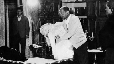 Silvia Pinal y Luis Buñuel