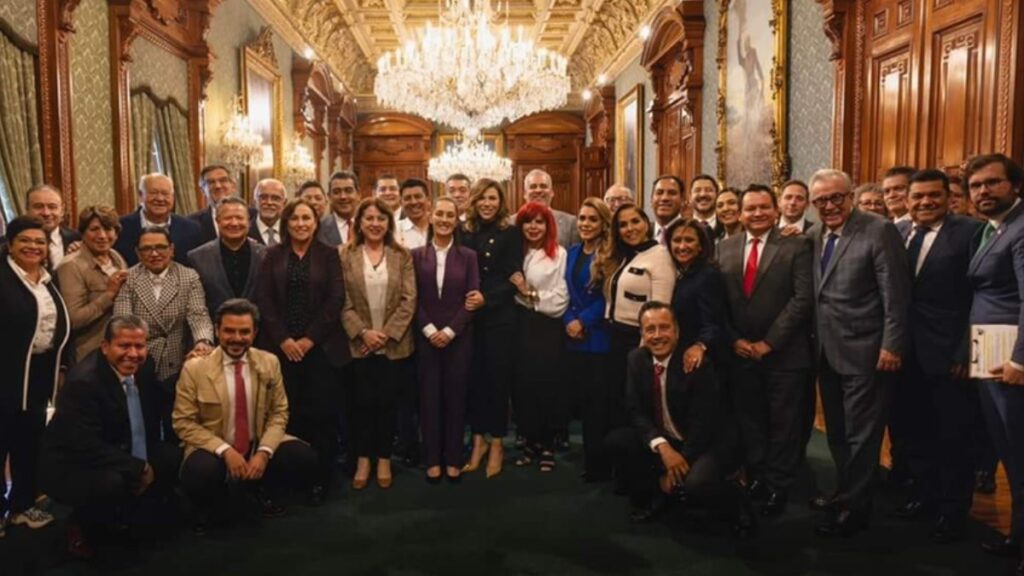 Se reúne gobernador de Tamaulipas con presidenta Claudia Sheinbaum