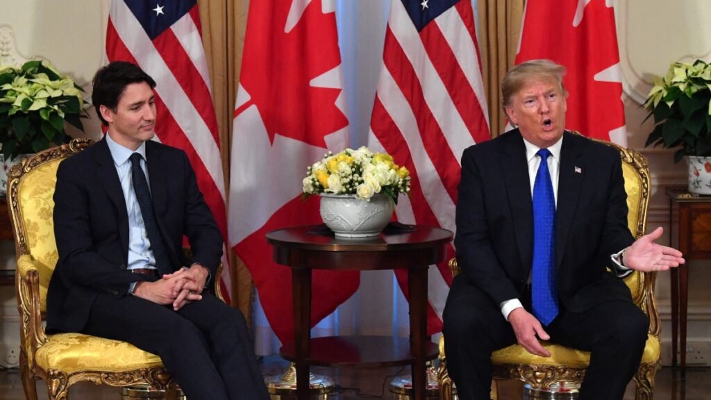 Tras anuncio de aranceles, Trump y Trudeau mantienen conversación telefónica “productiva y constructiva”