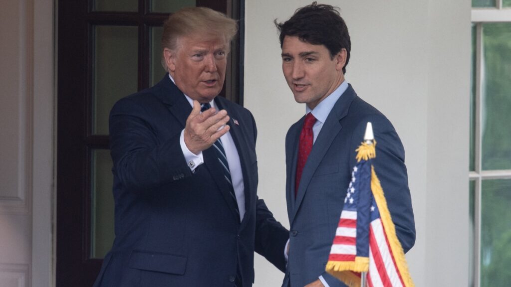 Justin Trudeau se reunió con Donald Trump en medio de las amenazas para implementar nuevos aranceles a Canadá.