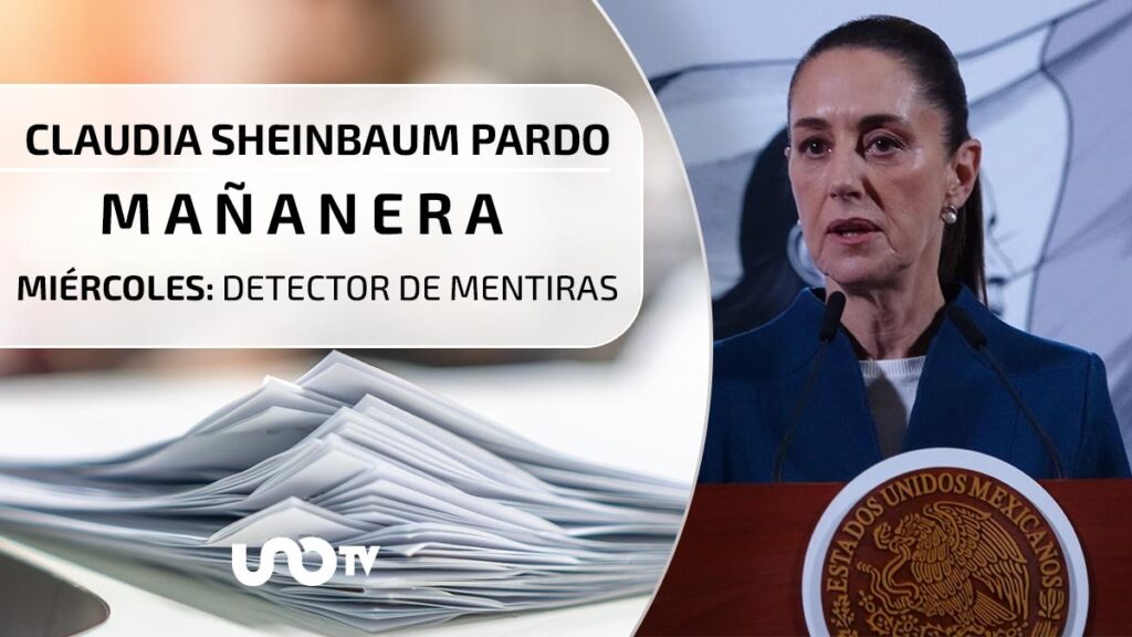 La presidenta Claudia Sheinbaum ofrece su tradicional conferencia mañanera este lunes 16 de diciembre de 2024. [¿YA CONOCES EL CANAL DE WHATSAPP DE UNO TV? Da clic aquí, síguenos y obtén información útil para tu día a día]