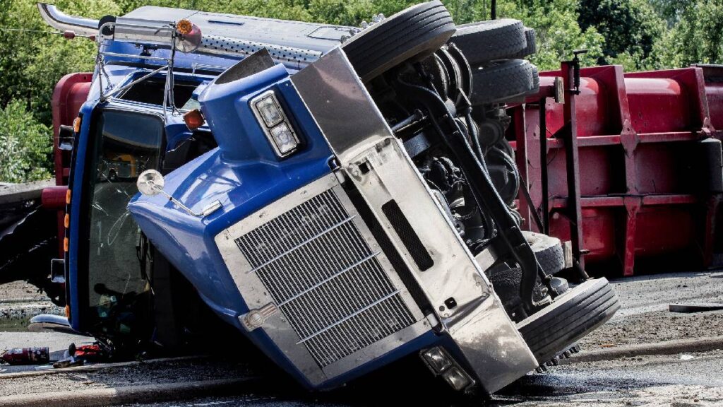 Accidente sobre la Texcoco-Lechería