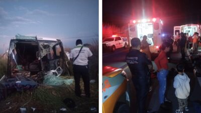 Al menos 2 personas murieron y 50 más resultaron heridas tras la volcadura de un autobús en Técpan de Galeana, Guerrero.