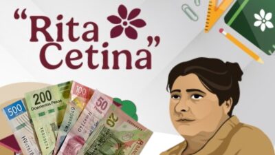 La Beca Rita Cetina otorgará mil 900 pesos bimestrales a los alumnos de secundaria en escuelas públicas a partir de 2025.