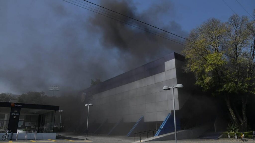 Incendio en alcaldía Benito Juárez