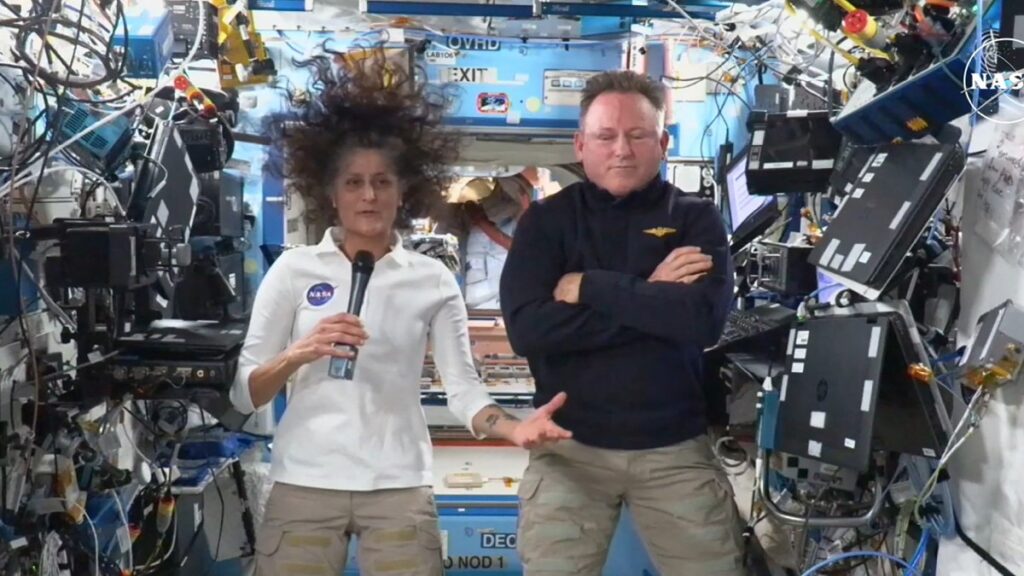 Butch Wilmore Y Suni Williams Pasaran Mas De 9 Meses En La Estacion Espacial Internacional.