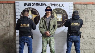 Imagen de la detención del "Abdul" en Sonora