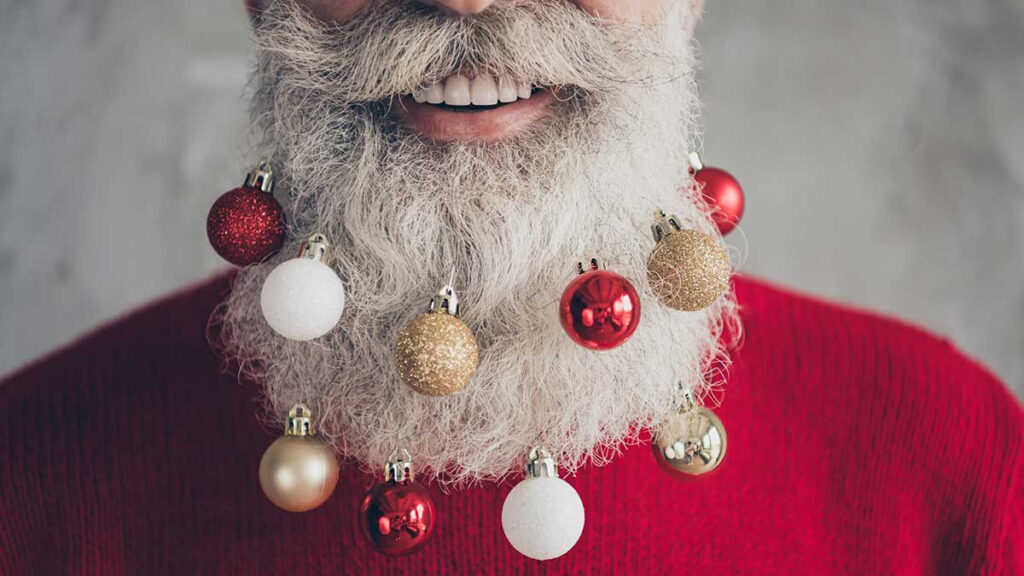 Esferas Barba Navidad