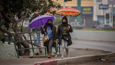 Frío y lluvia en México