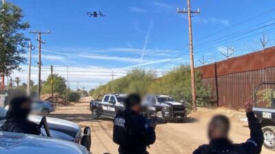 Imágenes en Sonora: descubren con un dron un túnel que conecta México con Estados Unidos