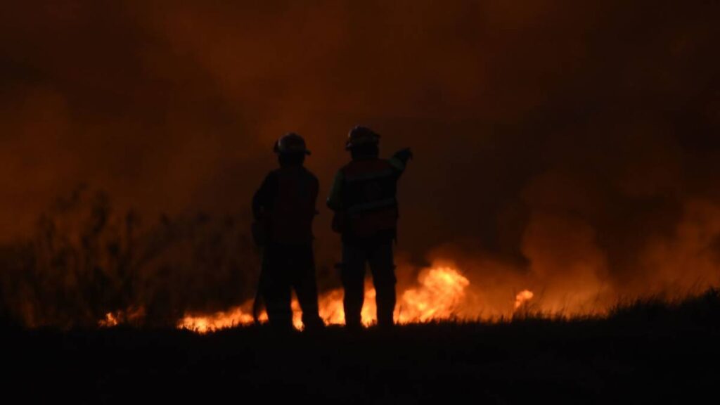 Incendio en tianguis de pirotecnia en Guanajuato