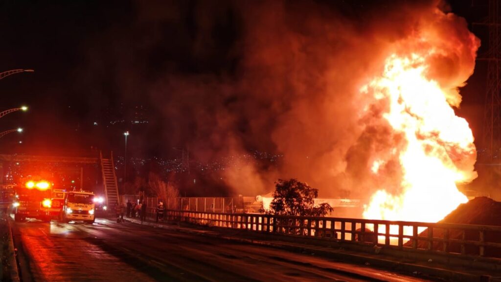 Incendio en la Gustavo A.Madero